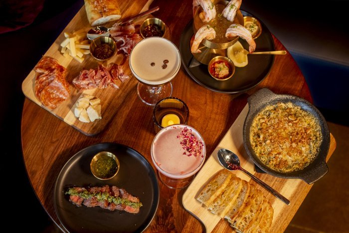Shareables and cocktails